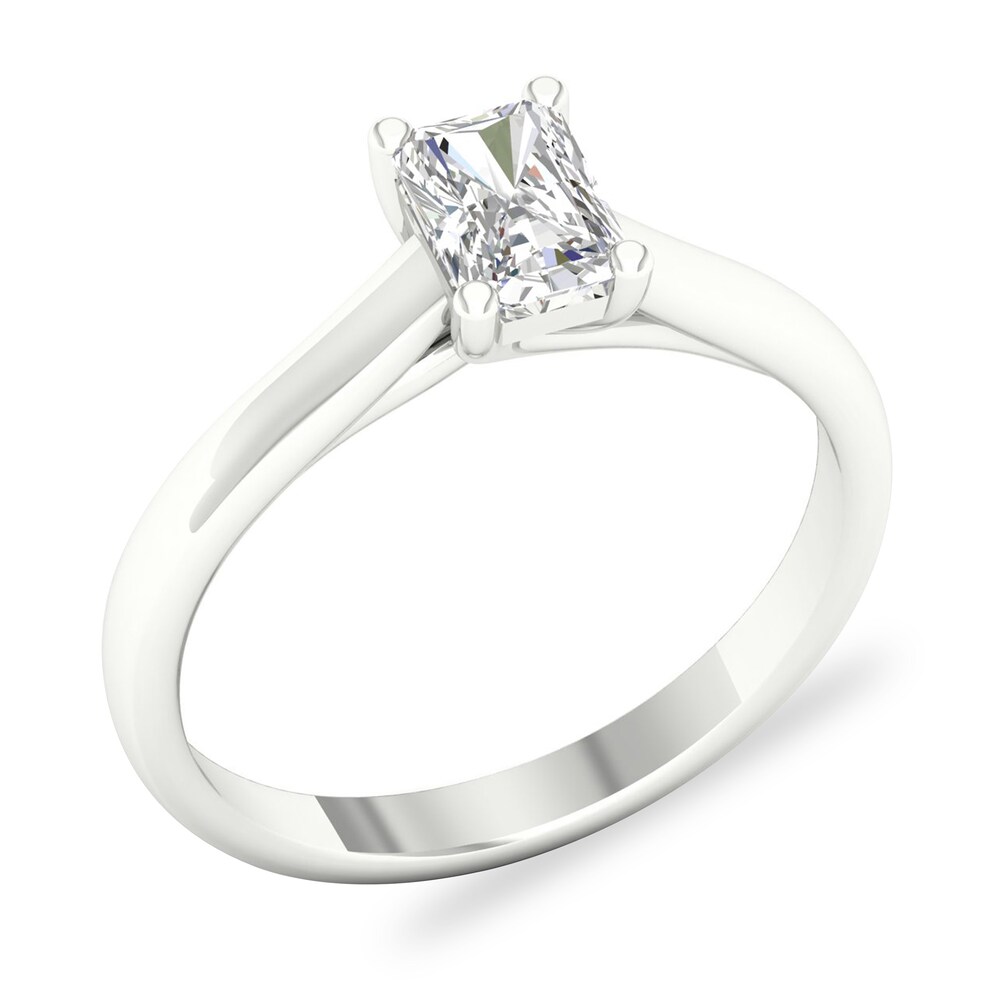 Diamond Solitaire Ring 3/4 ct tw Emerald-cut Platinum (SI2/I) mAjdaTqh