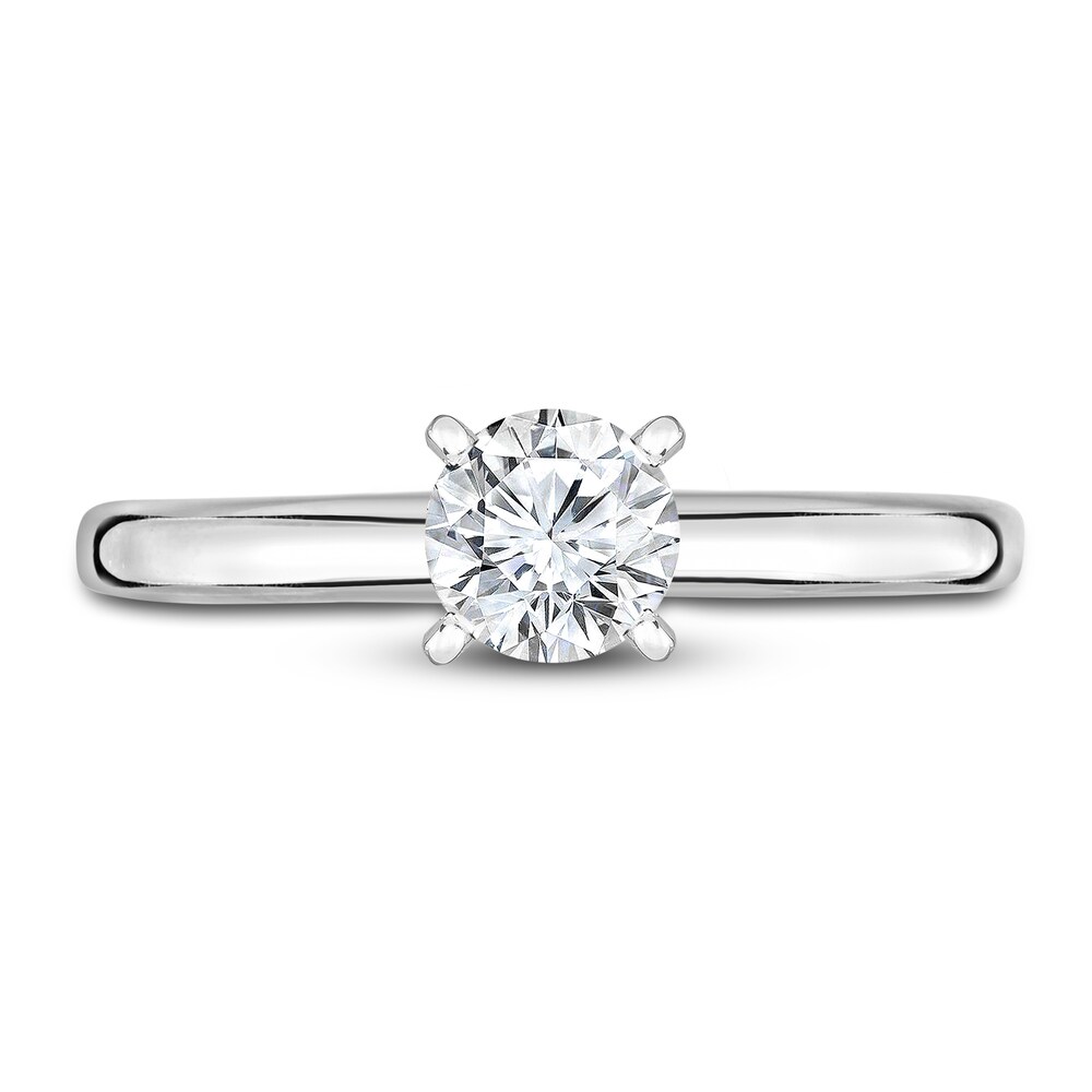 Diamond Solitaire Engagement Ring 1/5 ct tw Round 14K White Gold (I2/I) msH7cbkN