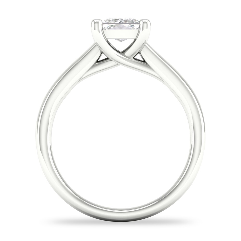 Diamond Solitaire Ring 1-1/4 ct tw Princess-cut Platinum (I1/I) nP3CQvgD