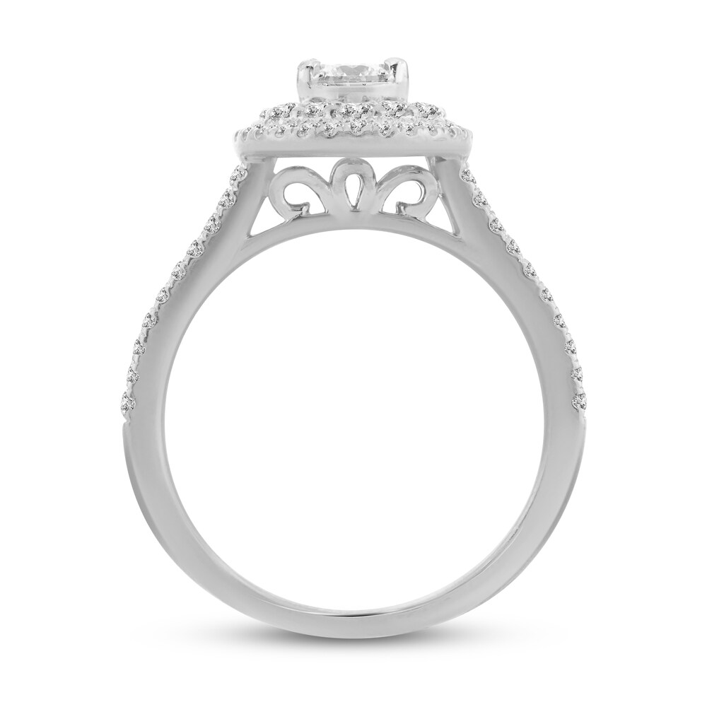 Diamond Engagement Ring 1-1/4 ct tw Round 14K White Gold nwkAYECs