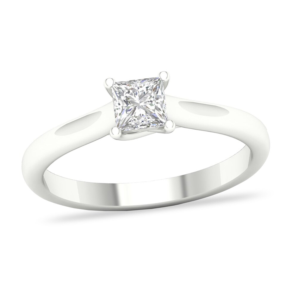 Diamond Solitaire Ring 3/4 ct tw Princess-cut Platinum (SI2/I) nworKdvp