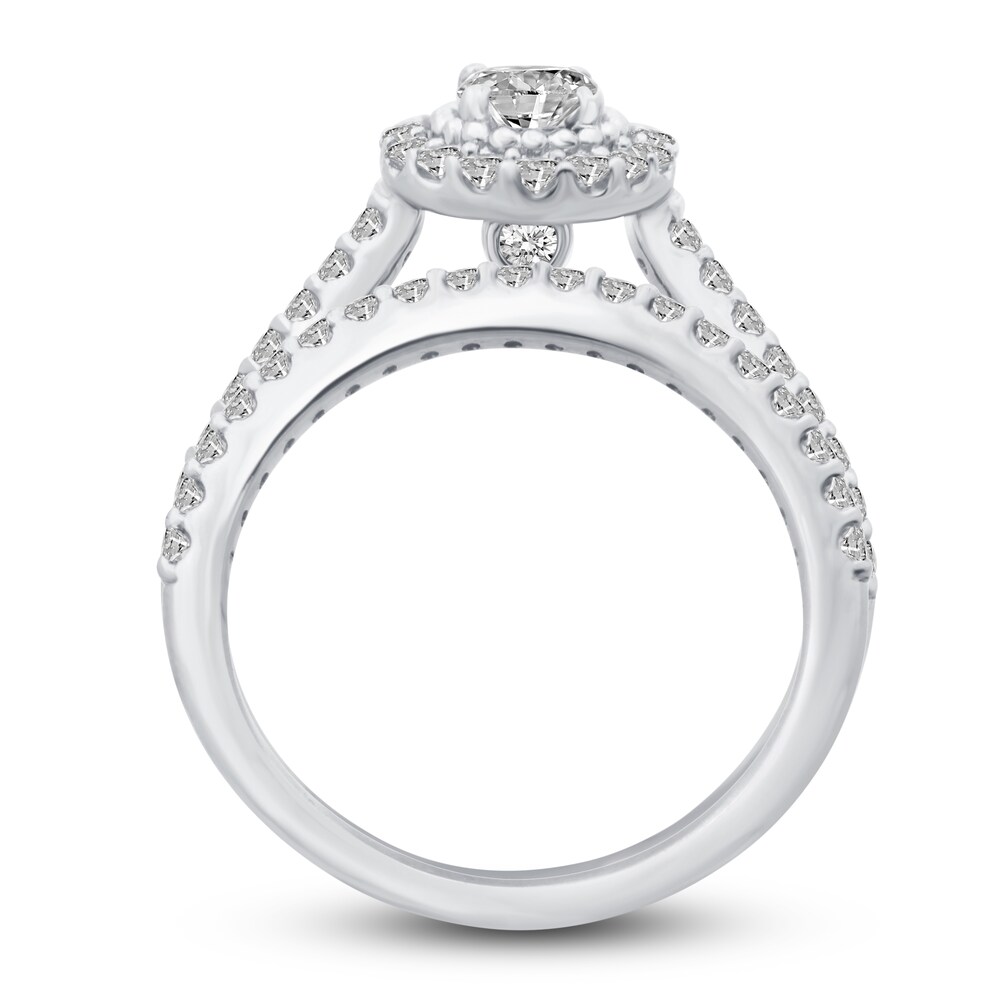 Diamond Bridal Set 1 ct tw Round 10K White Gold oJZTDoX5