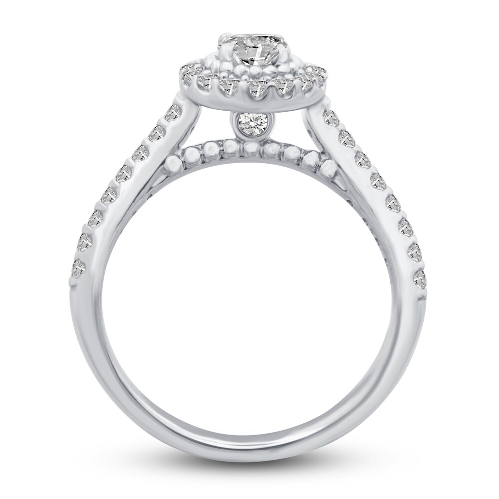 Diamond Bridal Set 1 ct tw Round 10K White Gold oJZTDoX5