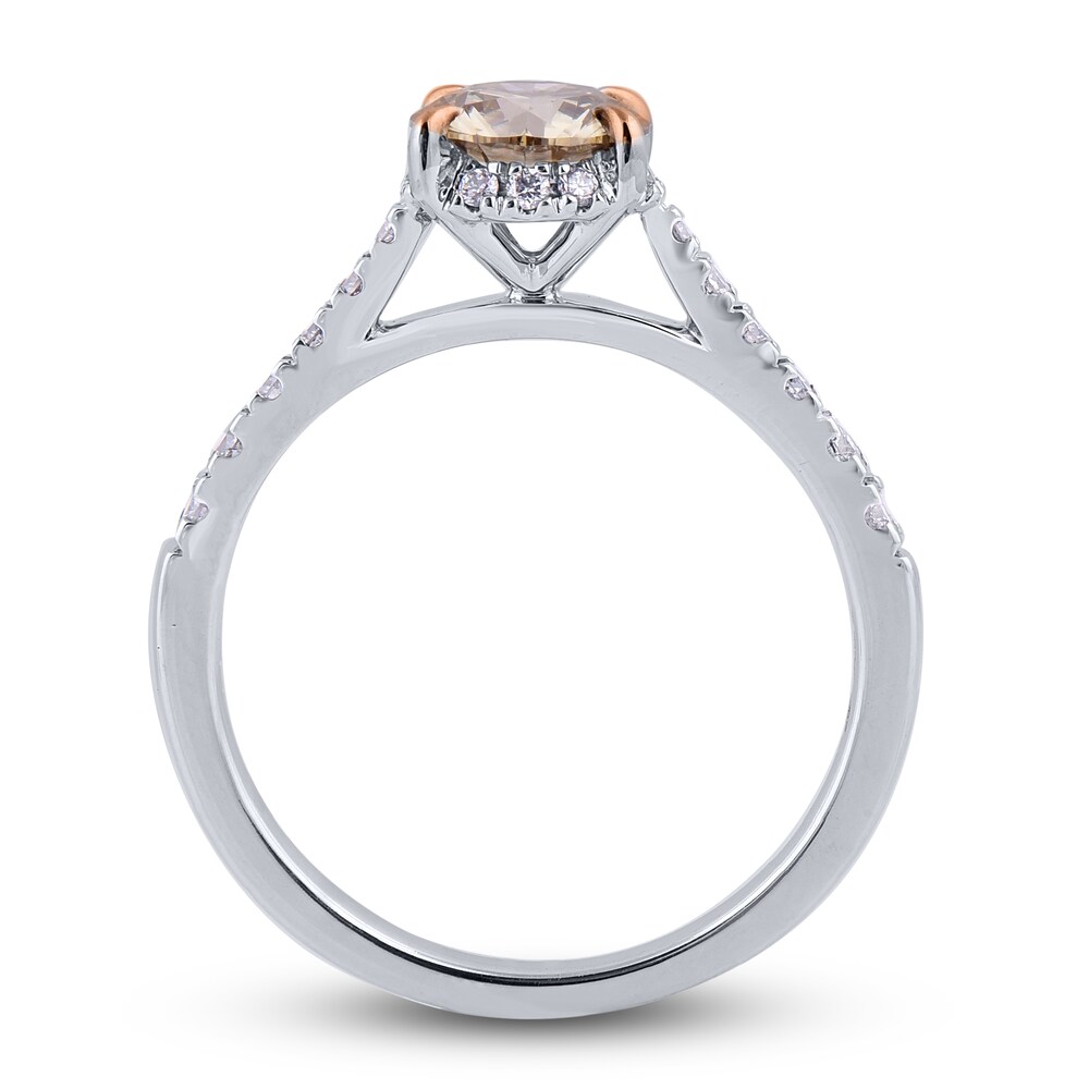 Diamond Engagement Ring 1-1/3 ct tw Round 14K White Gold oobONQWE