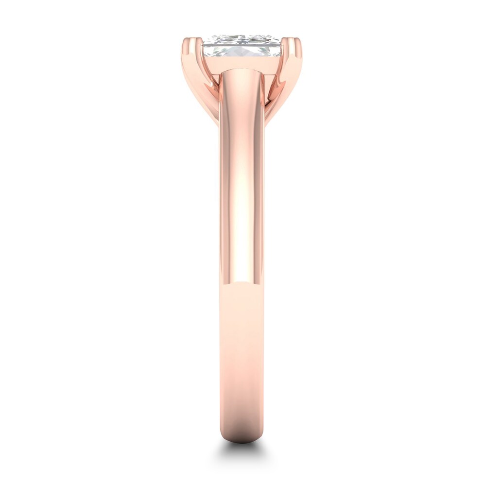 Diamond Solitaire Ring 1-1/2 ct tw Princess-cut 14K Rose Gold (SI2/I) plQgPLMl