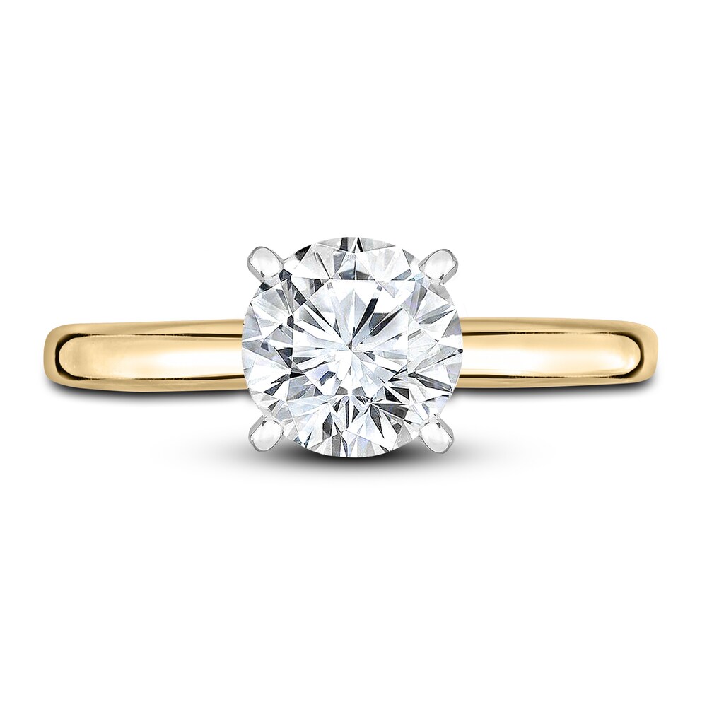 Diamond Solitaire Engagement Ring 3/4 ct tw Round 14K Yellow Gold (I2/I) rEOrjYw1