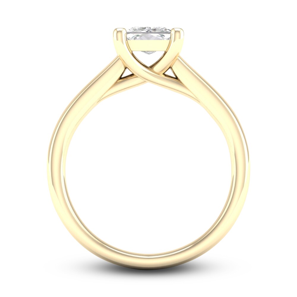 Diamond Solitaire Ring 1-1/4 ct tw Princess-cut 14K Yellow Gold (SI2/I) rWuAhHbV