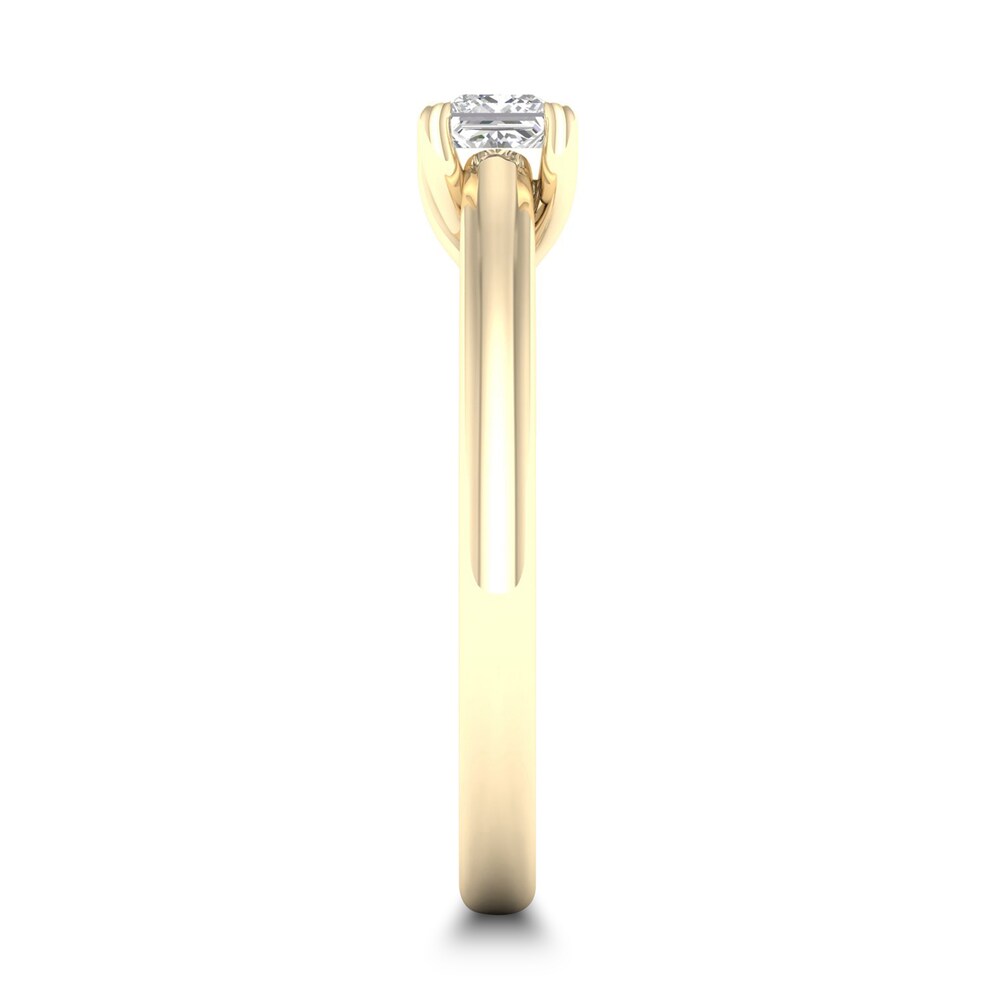 Diamond Solitaire Ring 1/3 ct tw Princess-cut 14K Yellow Gold (SI2/I) tDhxcvu6