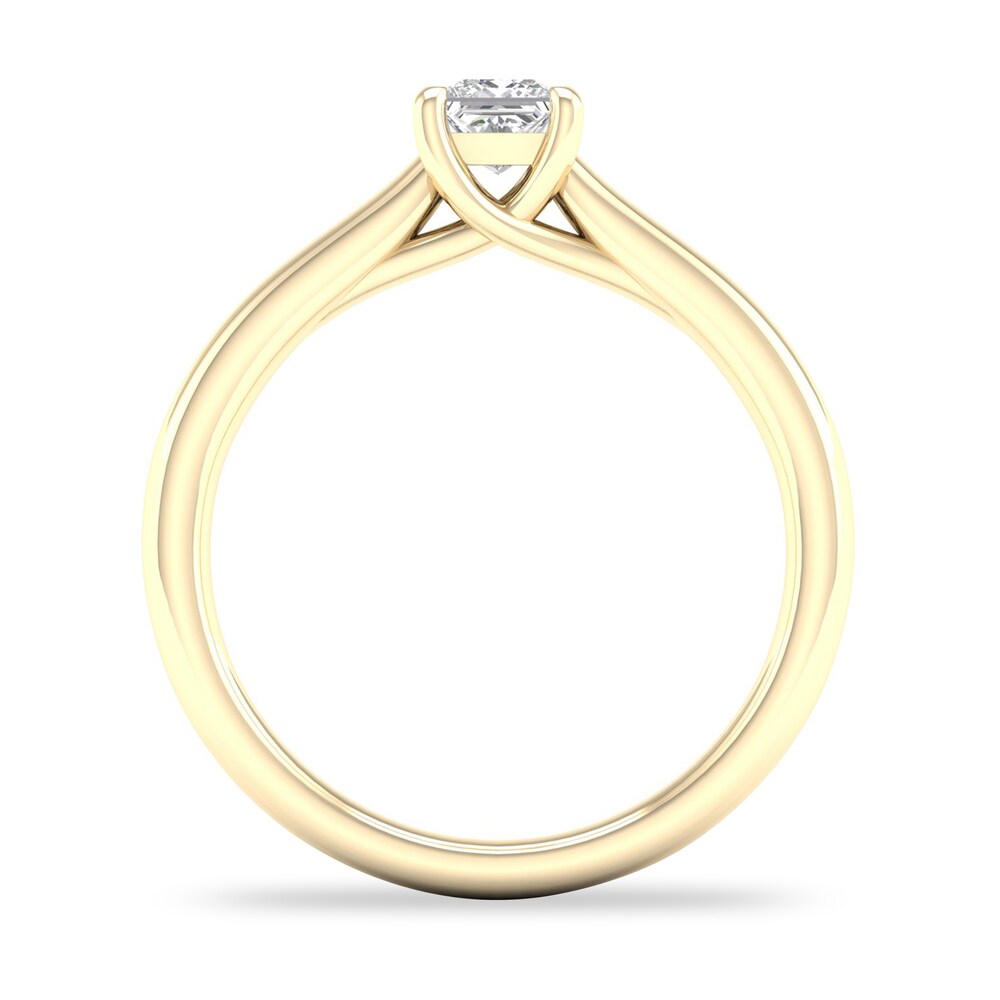 Diamond Solitaire Ring 1/3 ct tw Princess-cut 14K Yellow Gold (SI2/I) tDhxcvu6