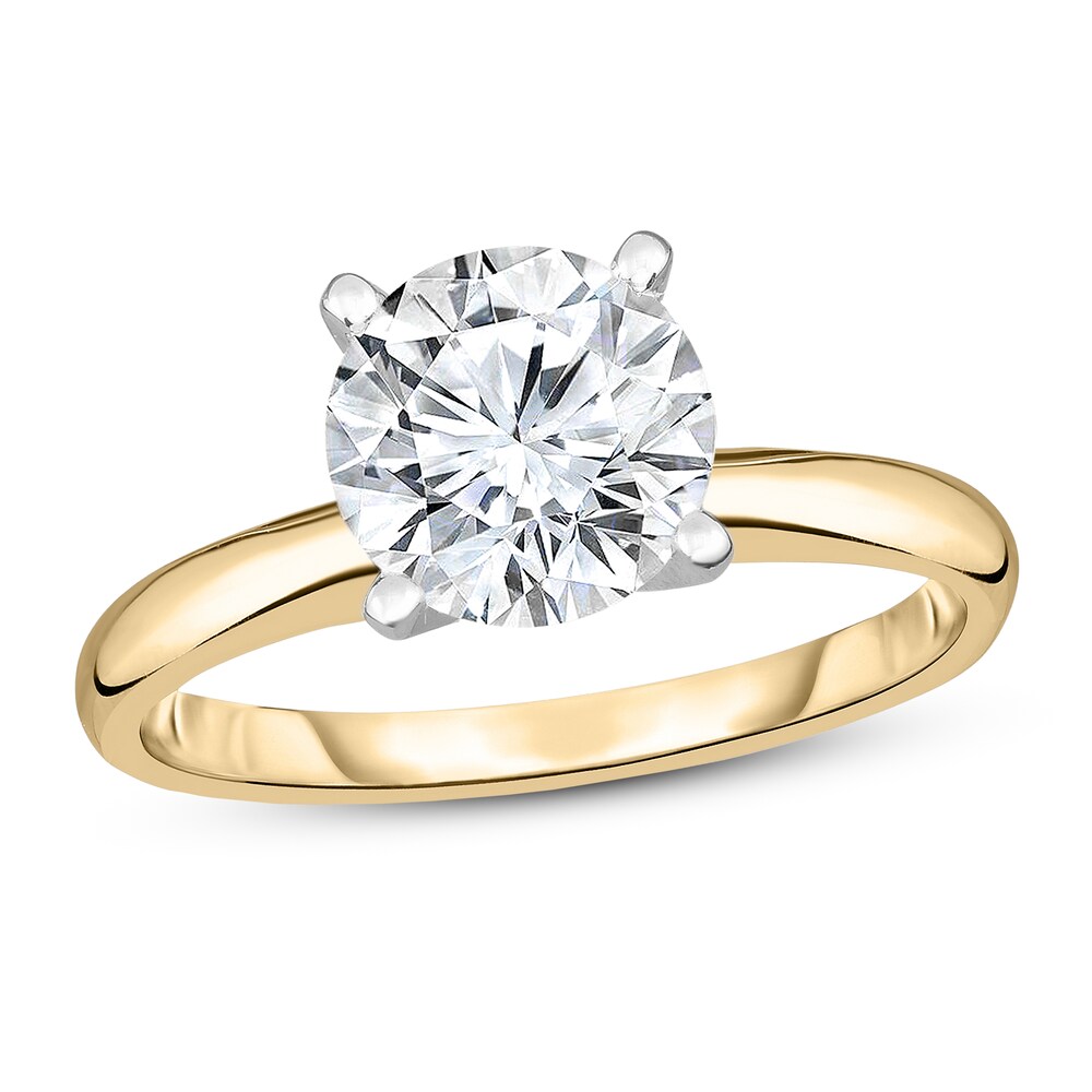 Diamond Solitaire Ring 1 ct tw Round 14K Yellow Gold (I1/I) w1mOiAJ6 [w1mOiAJ6]