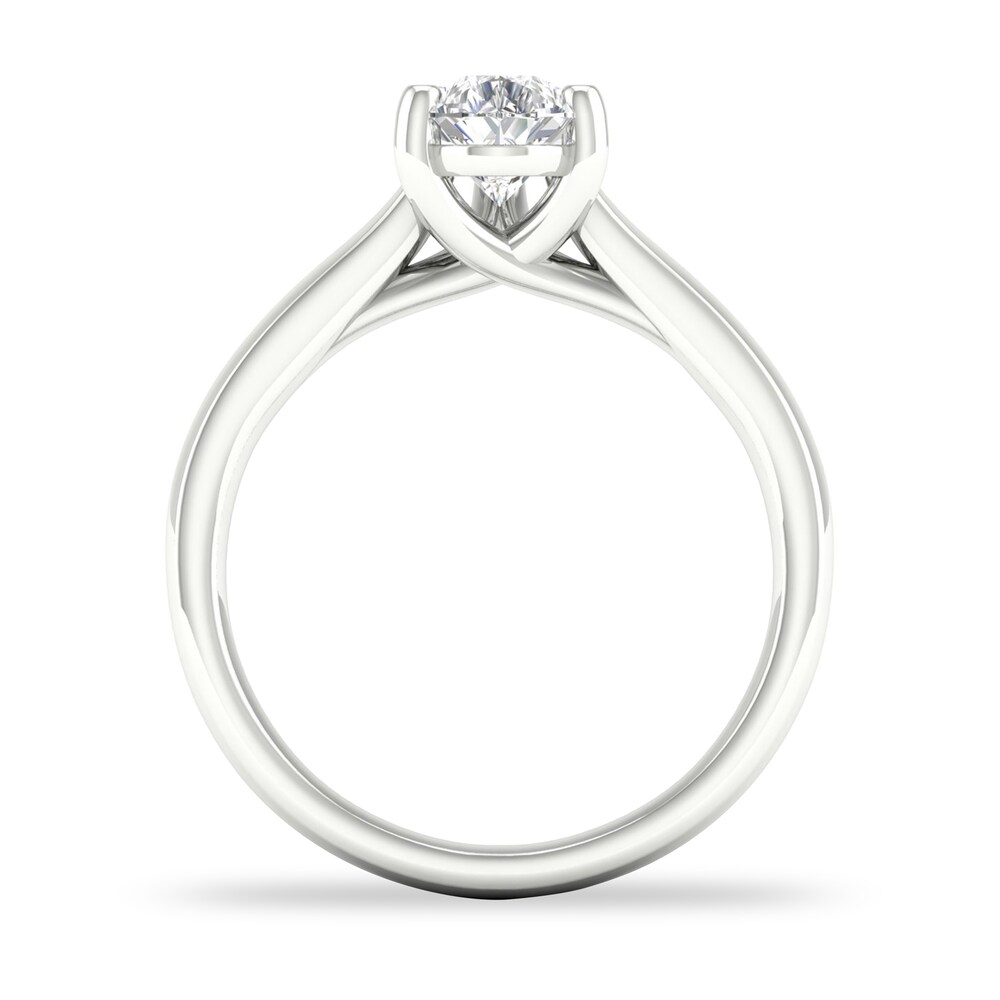 Diamond Solitaire Ring 1 ct tw Pear-shaped 14K White Gold (SI2/I) wYXCcB46