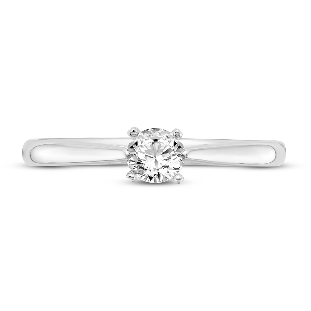 Diamond Solitaire Engagement Ring 1/4 ct tw Round 14K White Gold (I1/I) wZgkFs9Q