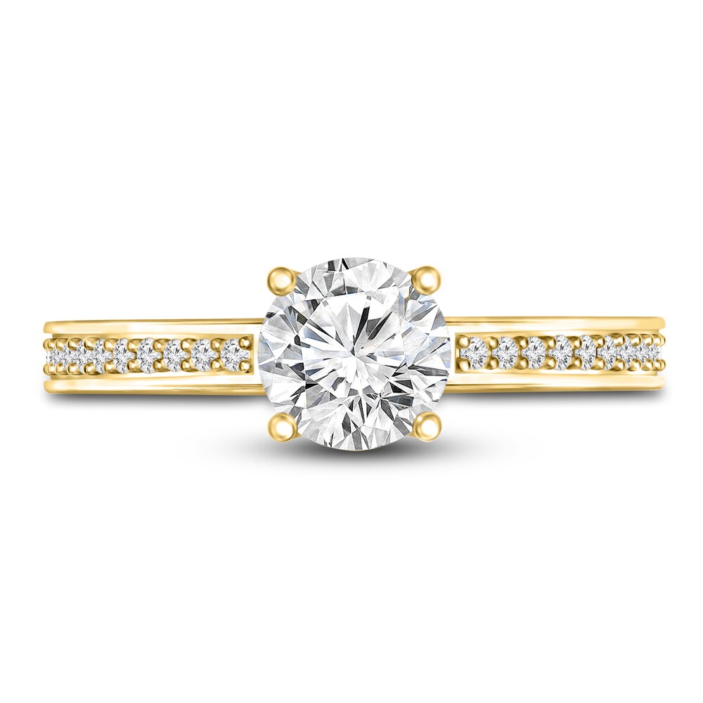 Diamond Engagement Ring 1 ct tw Round 14K Yellow Gold wyxgDDb8