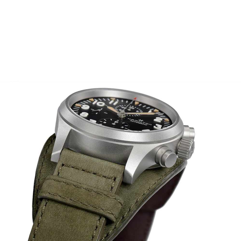 Hamilton Khaki Field Auto Chronograph Watch H71706830 xxWigUsu