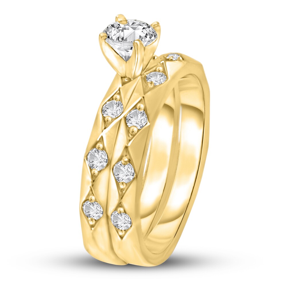 Diamond Ring 1 ct tw Round 14K Yellow Gold zEfUl5Ux