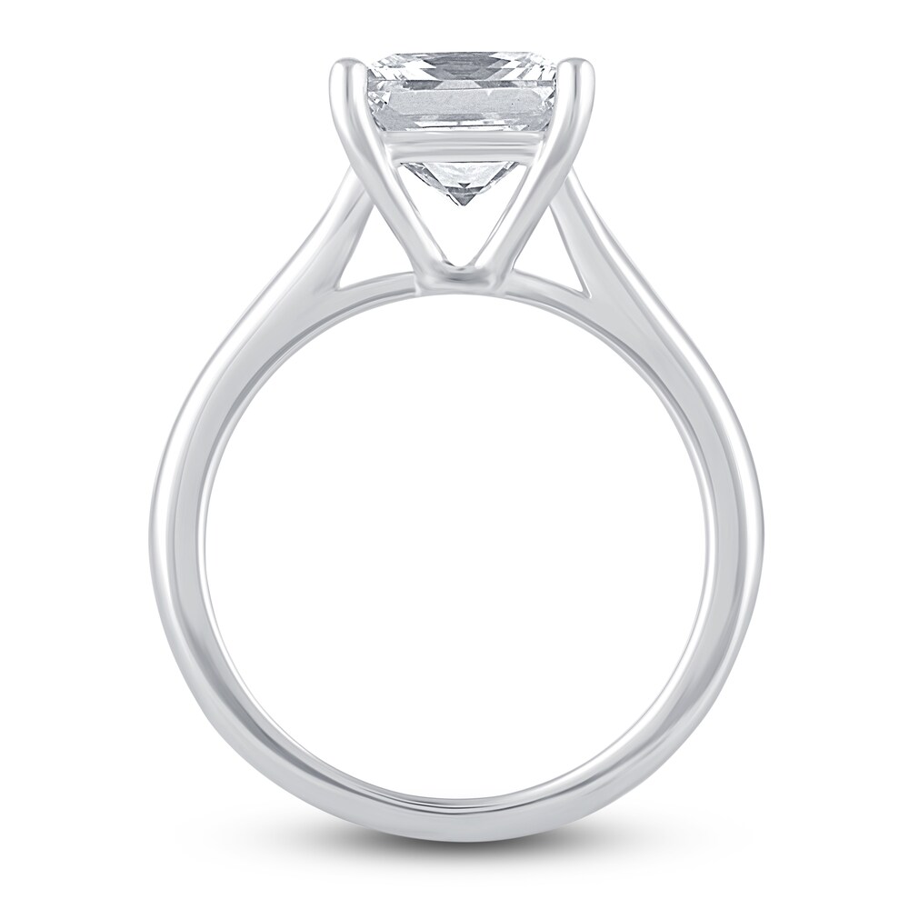 Lab-Created Diamond Solitaire Ring 3 ct tw Princess 14K White Gold (F/VS2) zWGG3CxL