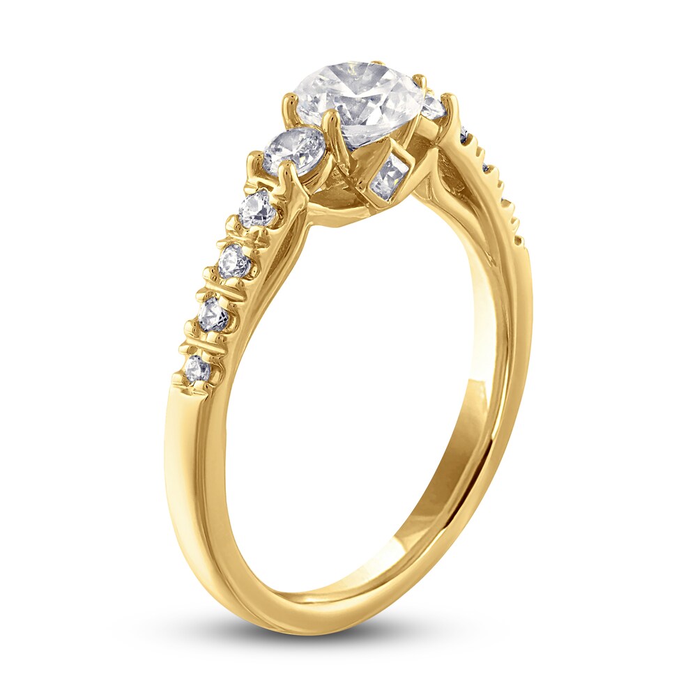 Diamond Ring 1 ct tw Round 14K Yellow Gold zXNzghVC