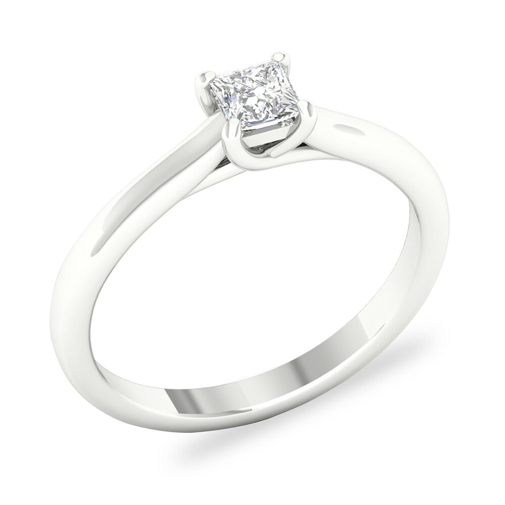 Diamond Solitaire Ring 1/3 ct tw Princess-cut 14K White Gold (SI2/I) ziWnGWk6