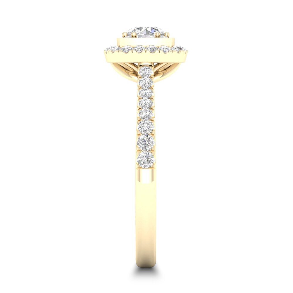 Diamond Ring 3/4 ct tw Round-cut 14K Yellow Gold zlEvs8gV