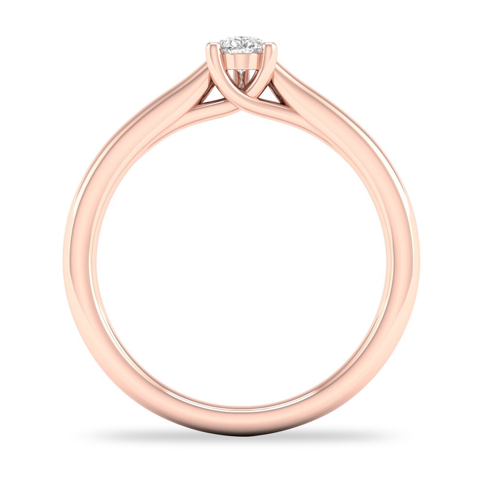 Diamond Solitaire Ring 1/4 ct tw Pear-shaped 14K Rose Gold (SI2/I) zoSNbGqQ